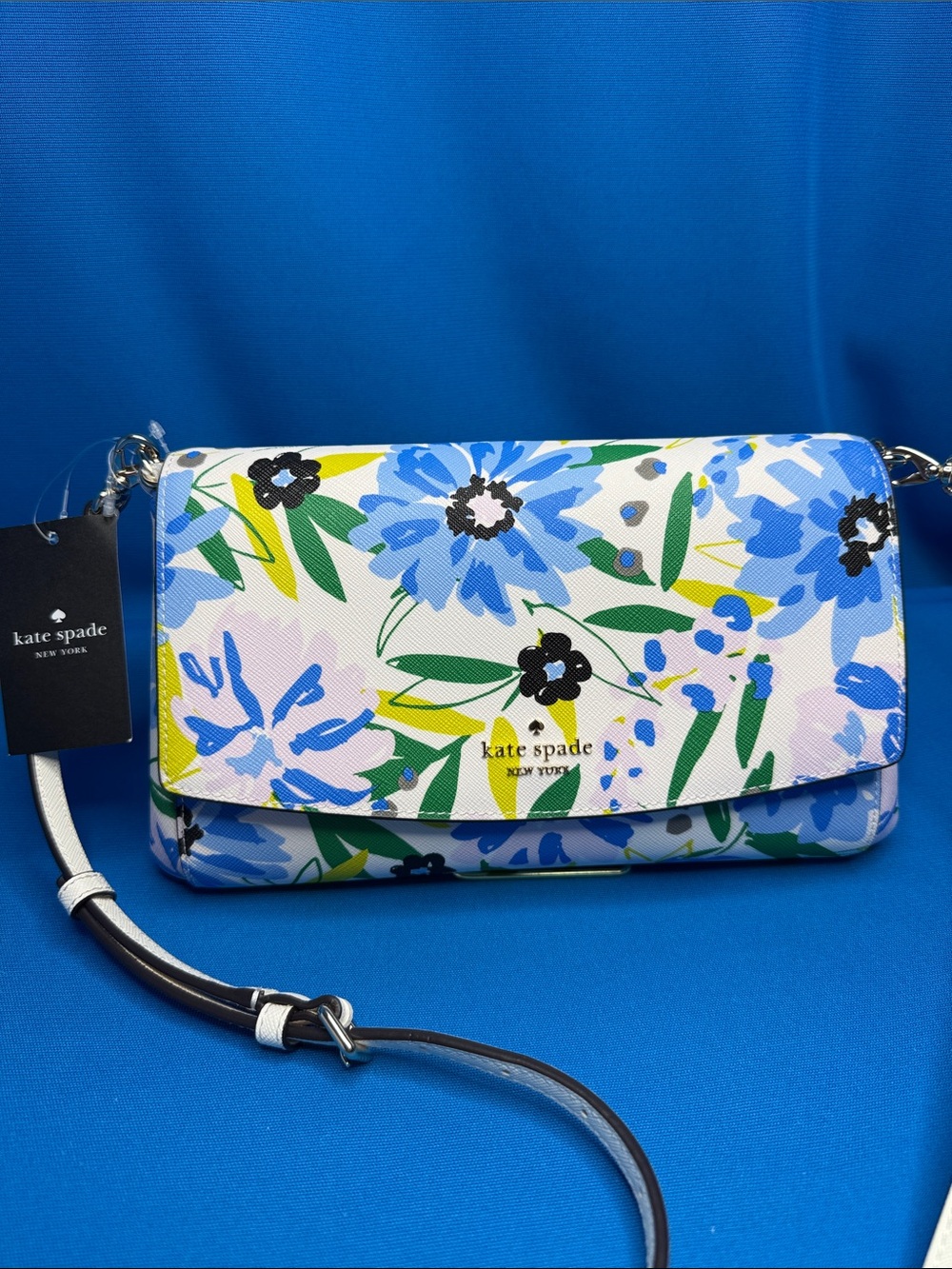 NWT $299 KATE SPADE NEW YORK MADISON FLORAL FESTIVAL WILLOW LAUREL WAY CROSSBODY